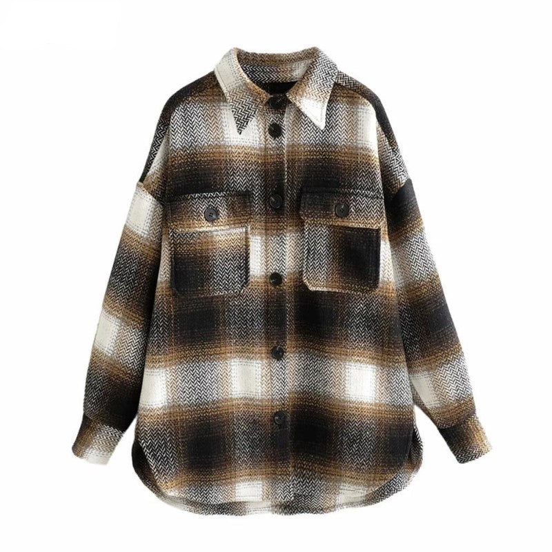 Stilla | Vintage Mid Coat til kvinder - Stilfuld og Afslappet