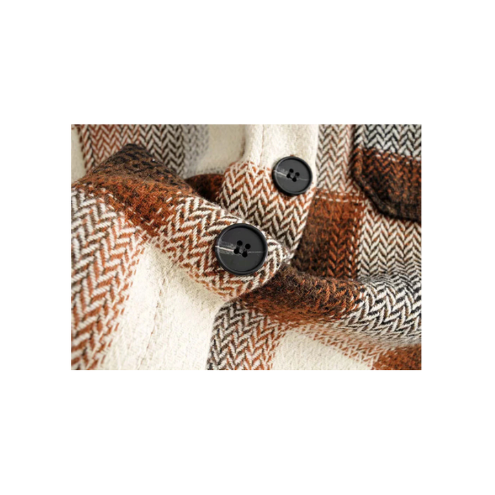 Stilla | Vintage Mid Coat til kvinder - Stilfuld og Afslappet