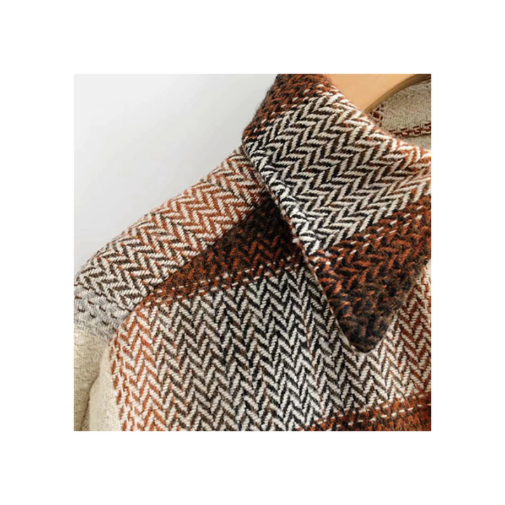 Stilla | Vintage Mid Coat til kvinder - Stilfuld og Afslappet