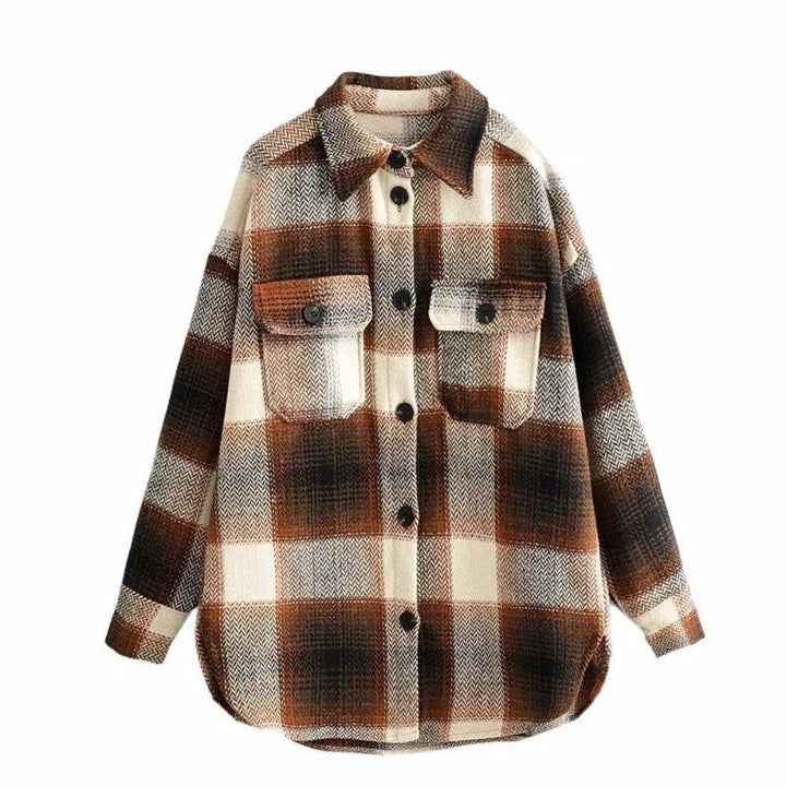 Stilla | Vintage Mid Coat til kvinder - Stilfuld og Afslappet