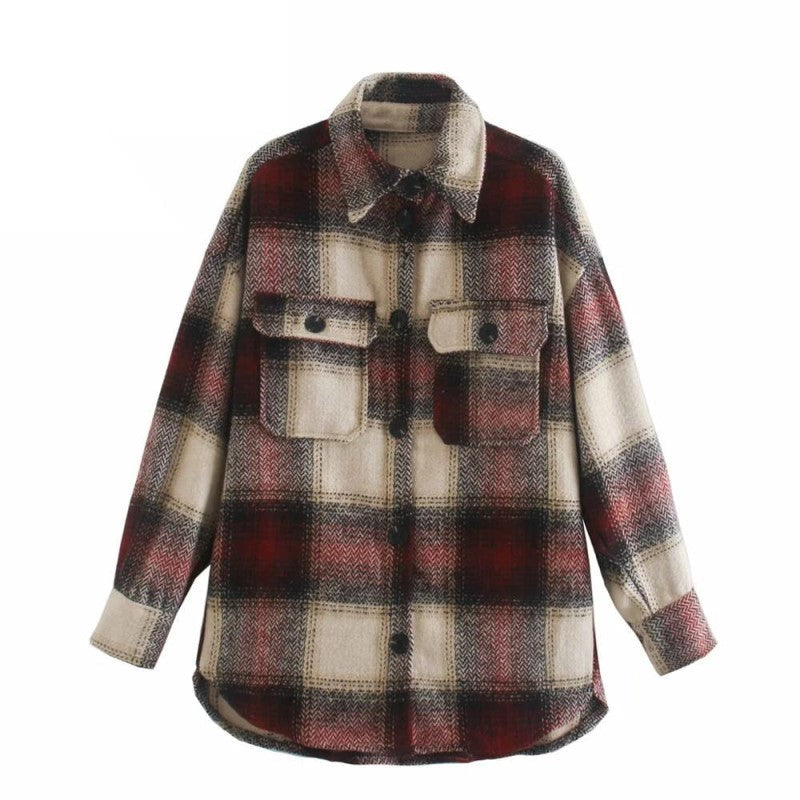 Stilla | Vintage Mid Coat til kvinder - Stilfuld og Afslappet