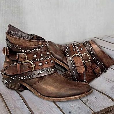 Stilla | Vintage Slip-On Dame Støvler