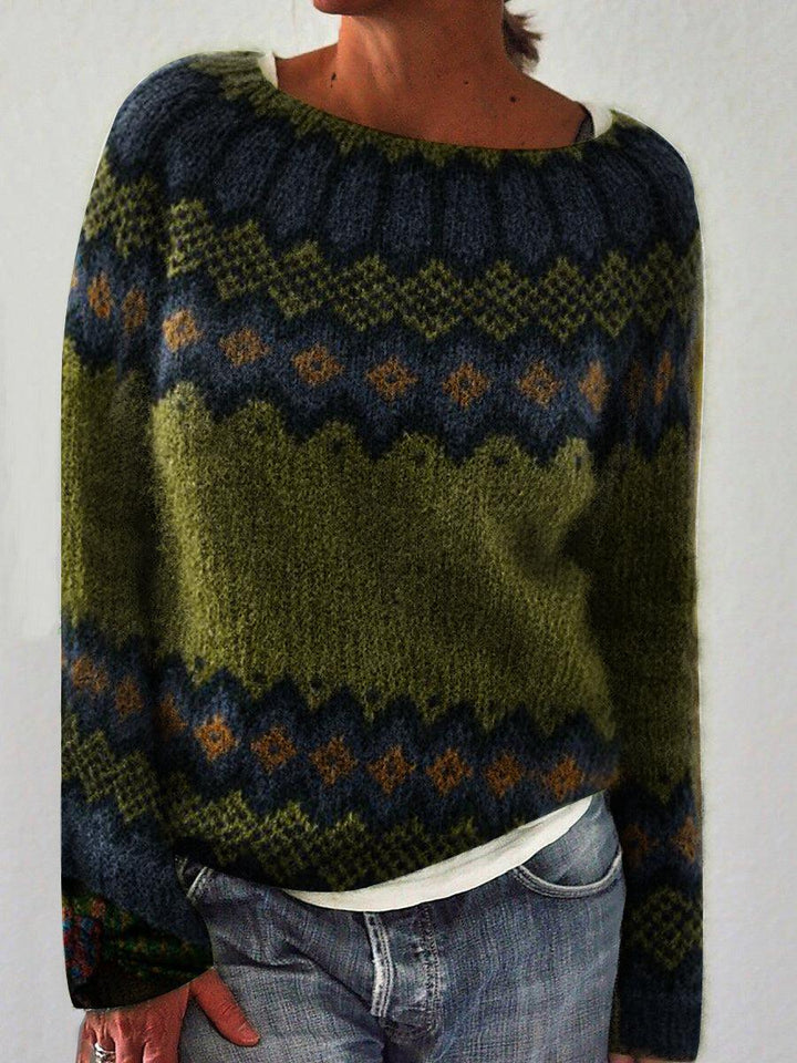 Stilla | Langærmet Stribet Sweater
