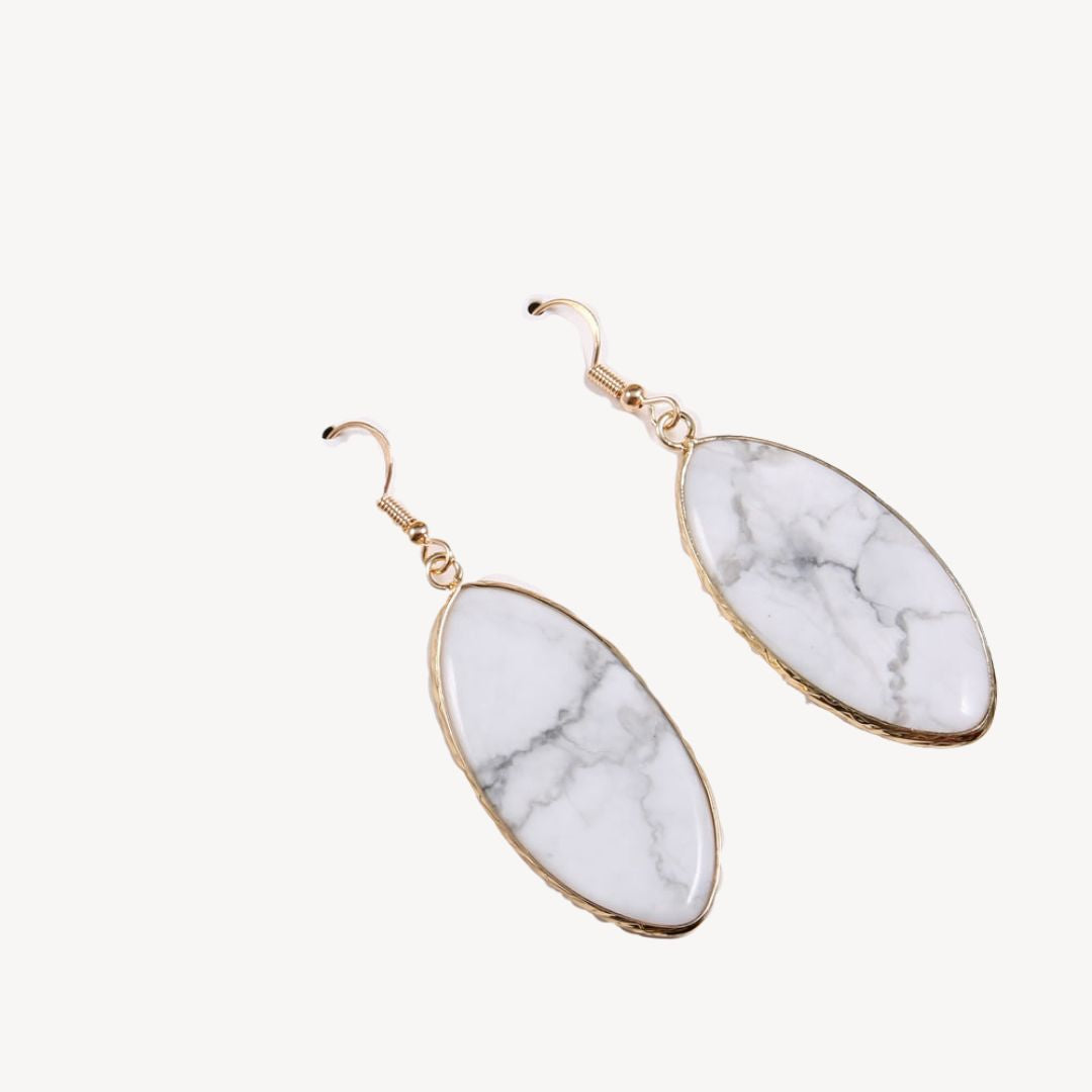 Stilla | Gemstone Drop Øreringe