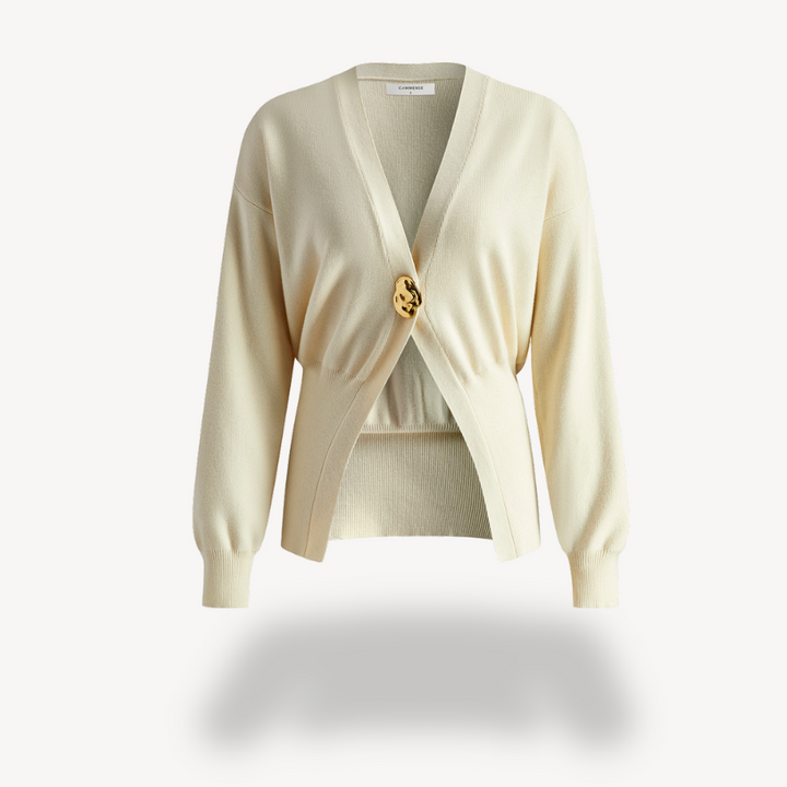 Stilla | Dame Strik V-Udskæring Cardigan Pullover