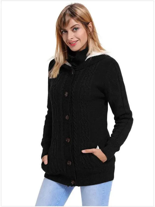 Stilla | Løs HætteStrikjakke Pullover