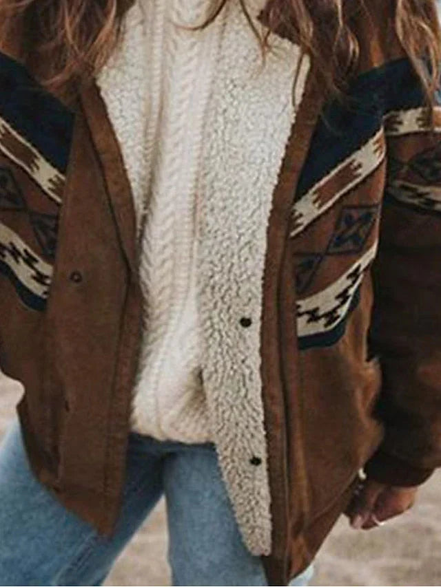 Stilla | Varmer Retro Plush Vinterfrakke