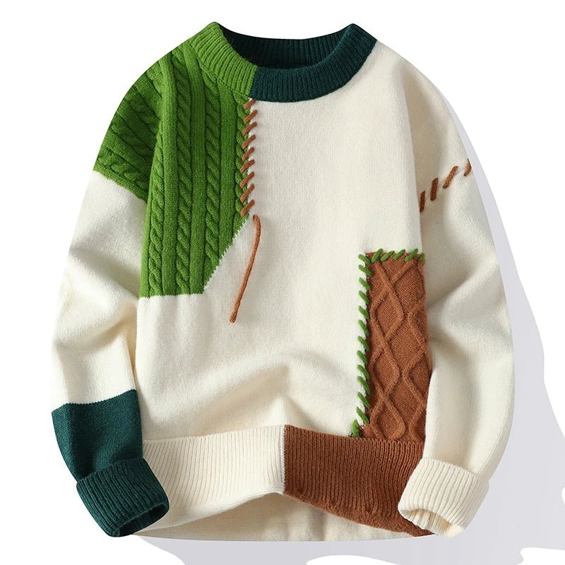 Stilla | Patchwork-Design-Striktrøje
