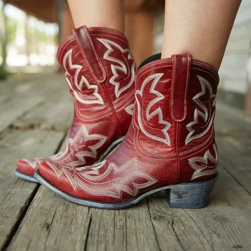Stilla | Dame Western Cowboystøvler Brun