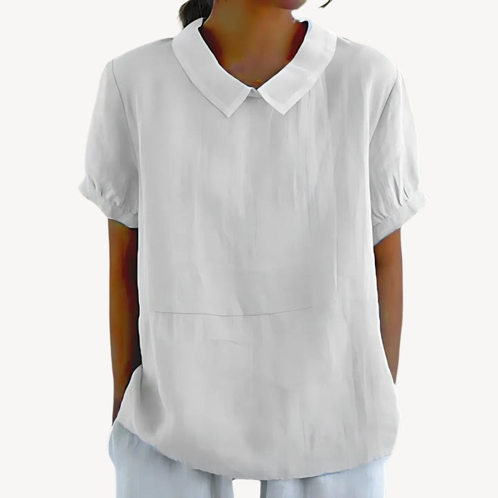 Stilla | Kvinders Krave Linned Mix Bluse