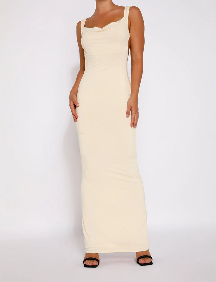 Stilla | Bodycon Maxikjole Uden Ryg