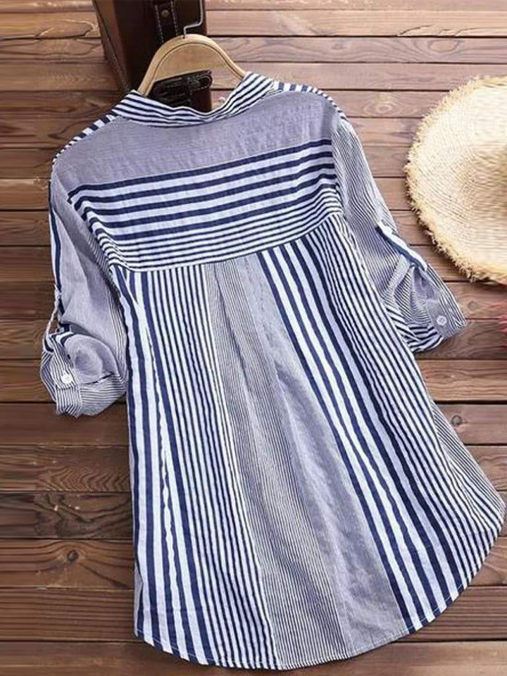Stilla | Stribet Chemise Rosemarie