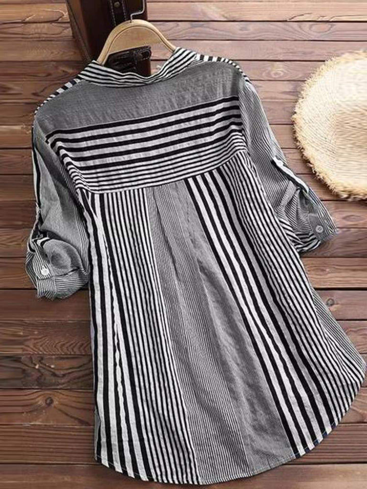 Stilla | Stribet Chemise Rosemarie