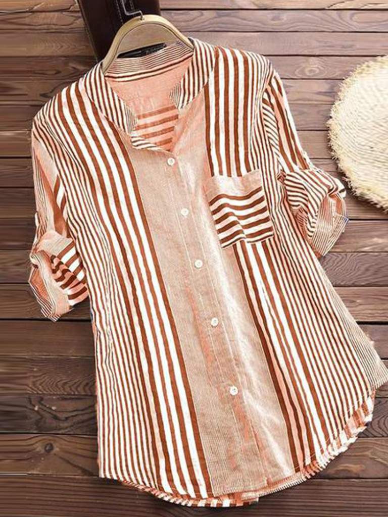 Stilla | Stribet Chemise Rosemarie