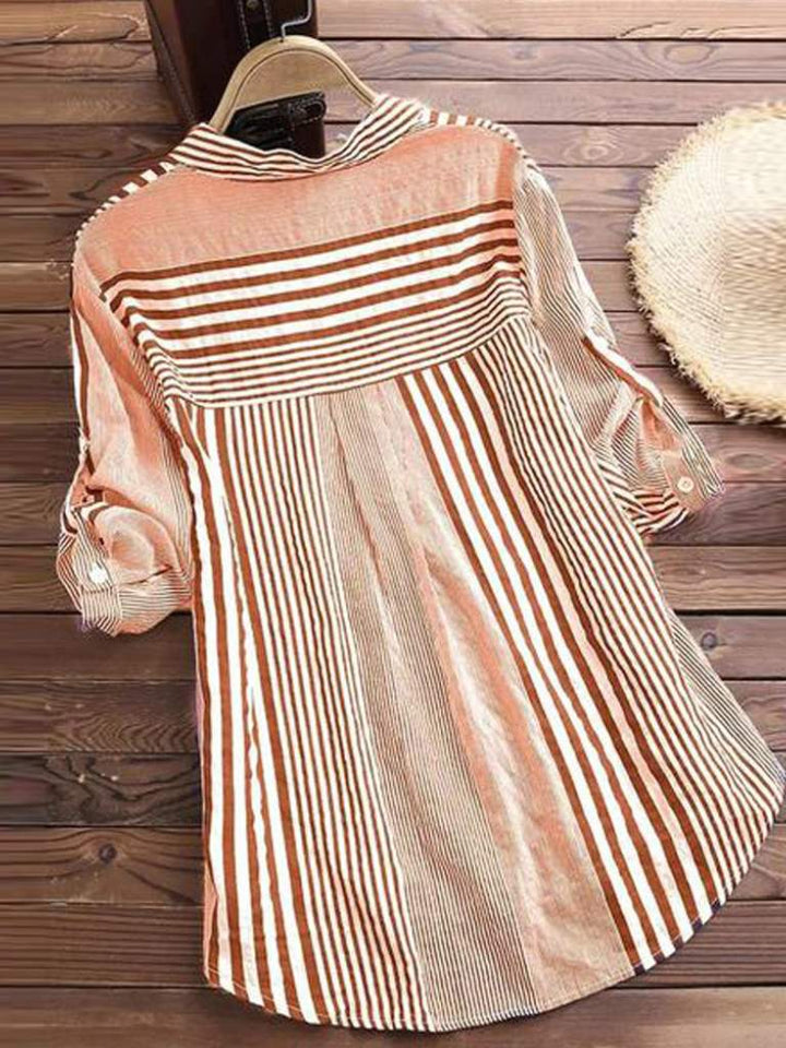 Stilla | Stribet Chemise Rosemarie