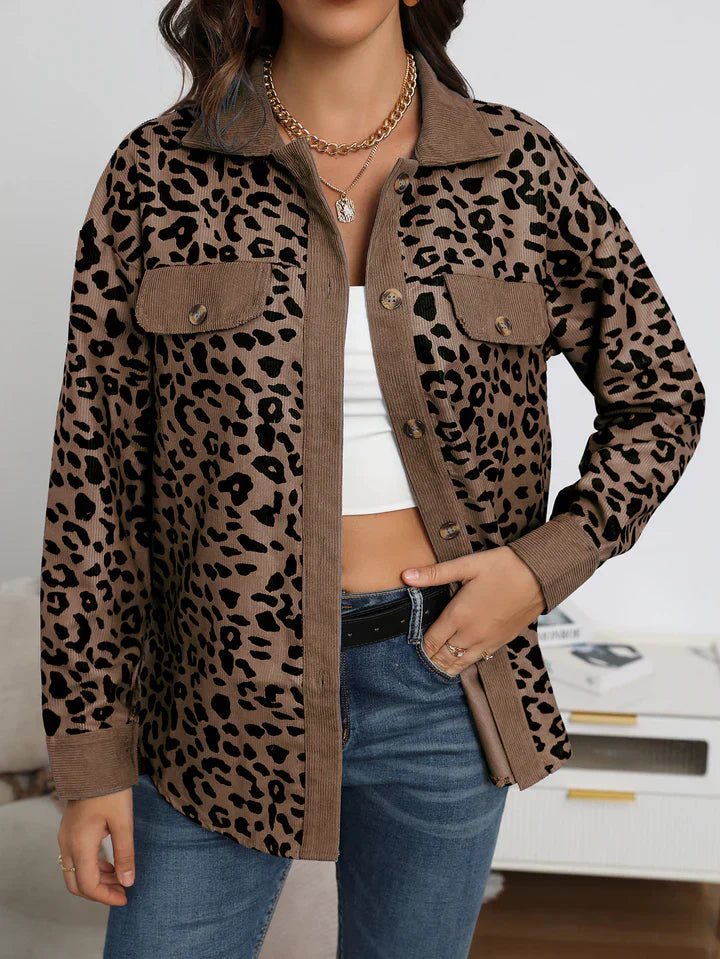 Stilla | Leopardmønster Jakke