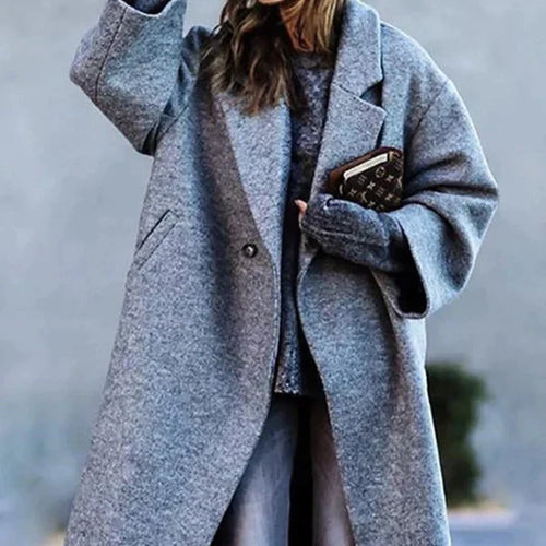 Stilla | Elegant, oversized uldfrakke
