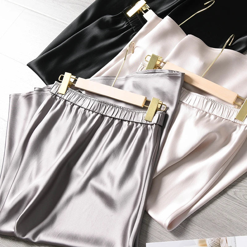 Stilla | Kvindernes 2 7xl Satin Mode Designer A-Line Midi Nederdele (plus Størrelse)