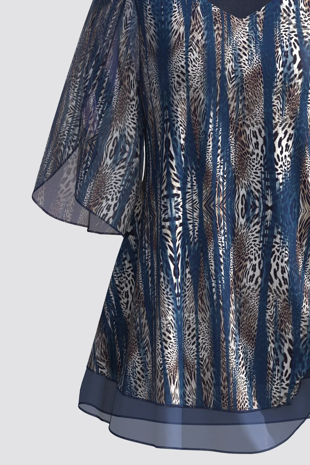Stilla | Kvinders 3 5xl Mode Designer Toppe Bluse T-Shirts (plus Størrelse)
