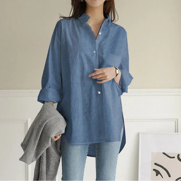 Stilla | Kvinders Asymmetrisk Skjorte Mode Designer 4 8xl Langærmede Toppe (plus Størrelse)
