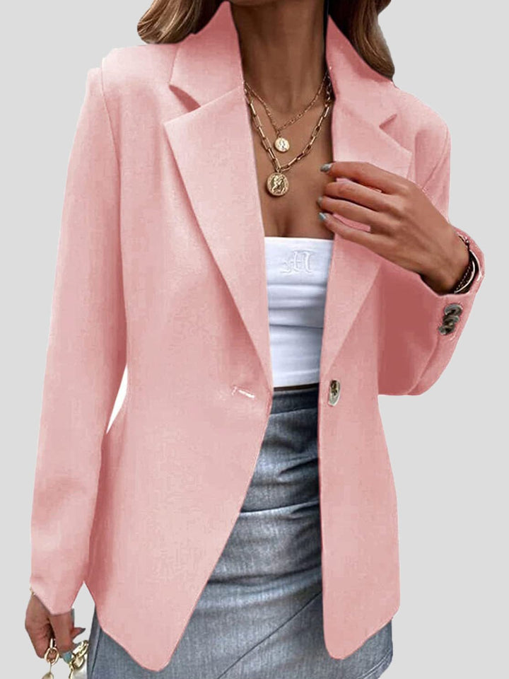 Stilla | Dame Blazere Enkle Revers En Knap Blazere