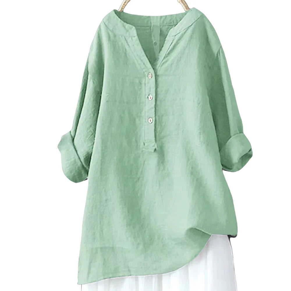 Stilla | Kvinders Bluse Linned Trøje 5xl Mode Designer Langærmede Toppe (plus Størrelse)