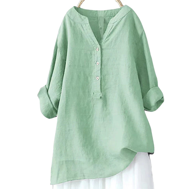 Stilla | Kvinders Bluse Linned Trøje 5xl Mode Designer Langærmede Toppe (plus Størrelse)