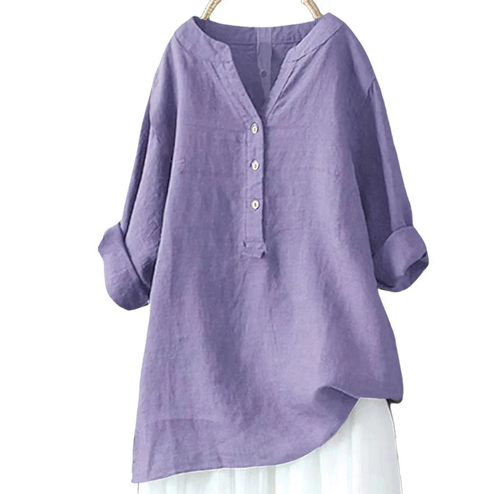 Stilla | Kvinders Bluse Linned Trøje 5xl Mode Designer Langærmede Toppe (plus Størrelse)