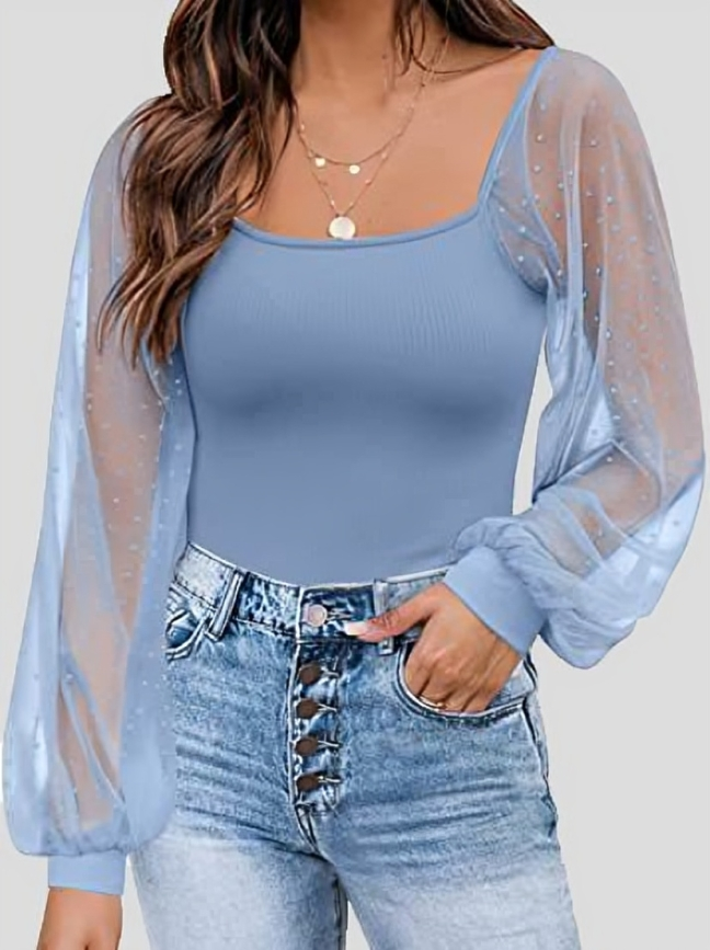 Stilla | Bluse Chic Med Signalærmer