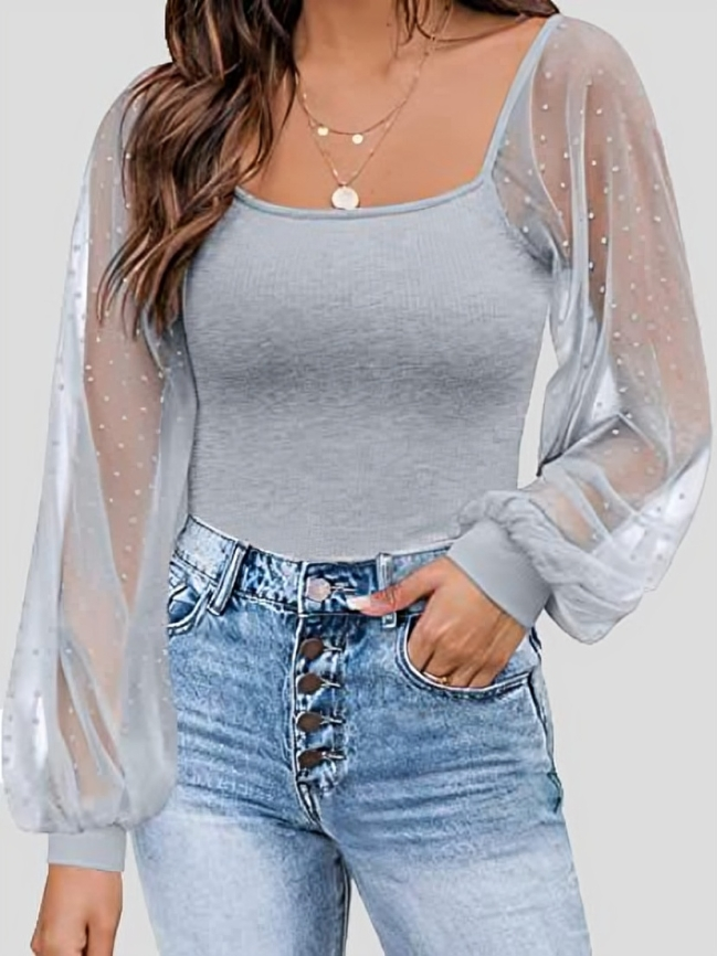 Stilla | Bluse Chic Med Signalærmer