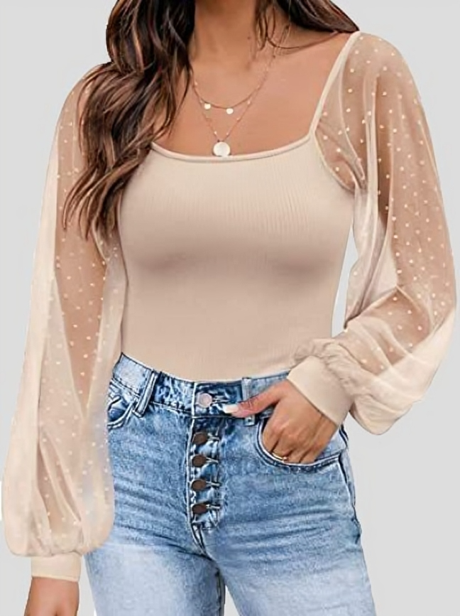 Stilla | Bluse Chic Med Signalærmer