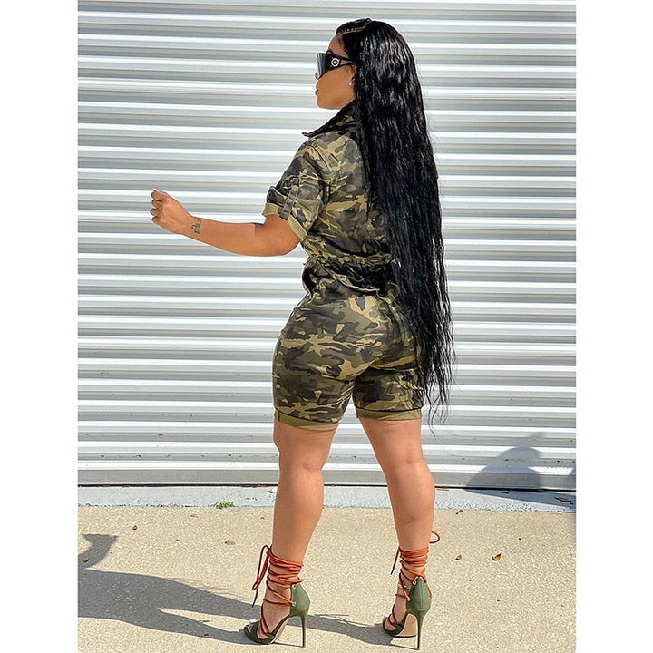 Stilla | Kvinders Camo Fashion Designer 2 5xl Rompere (store Størrelser)