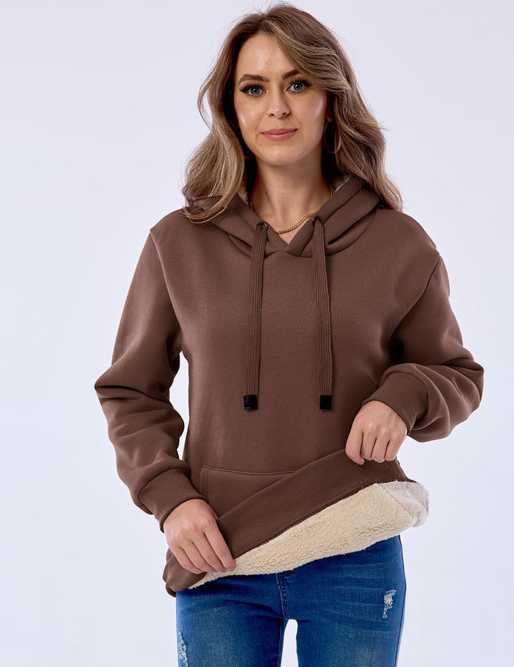 Stilla | Dame Fritid Fleece-foret Hoodie
