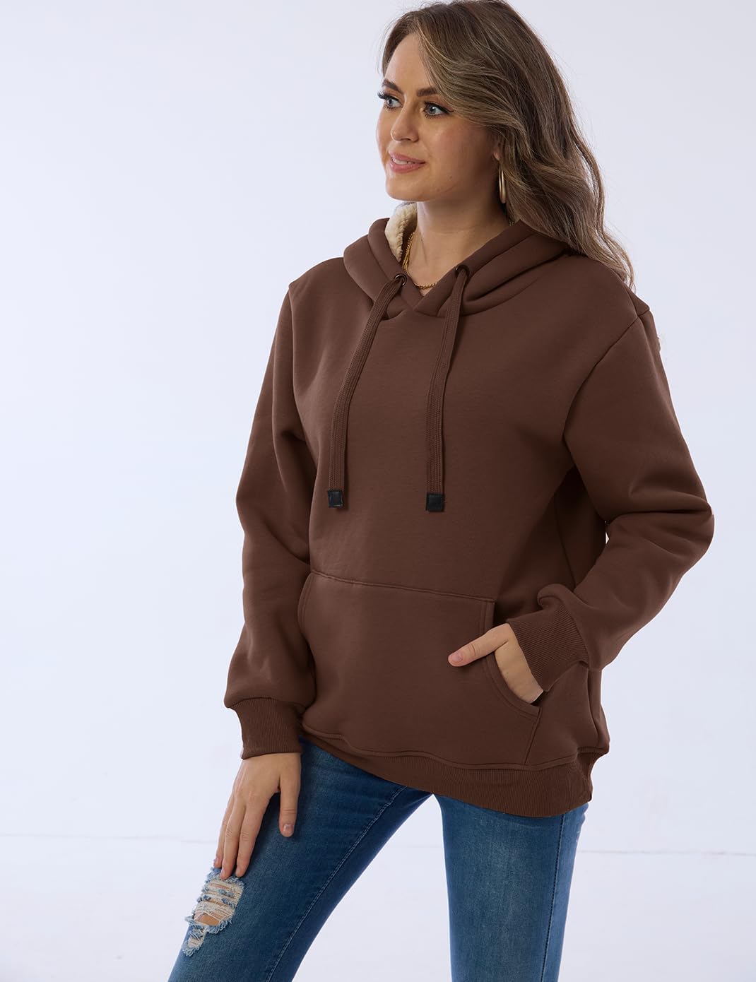 Stilla | Dame Fritid Fleece-foret Hoodie