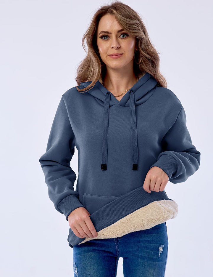 Stilla | Dame Fritid Fleece-foret Hoodie