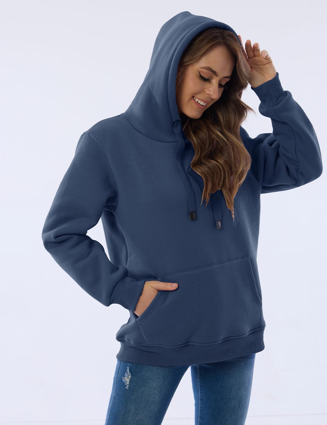 Stilla | Dame Fritid Fleece-foret Hoodie