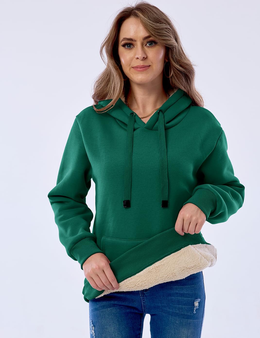Stilla | Dame Fritid Fleece-foret Hoodie