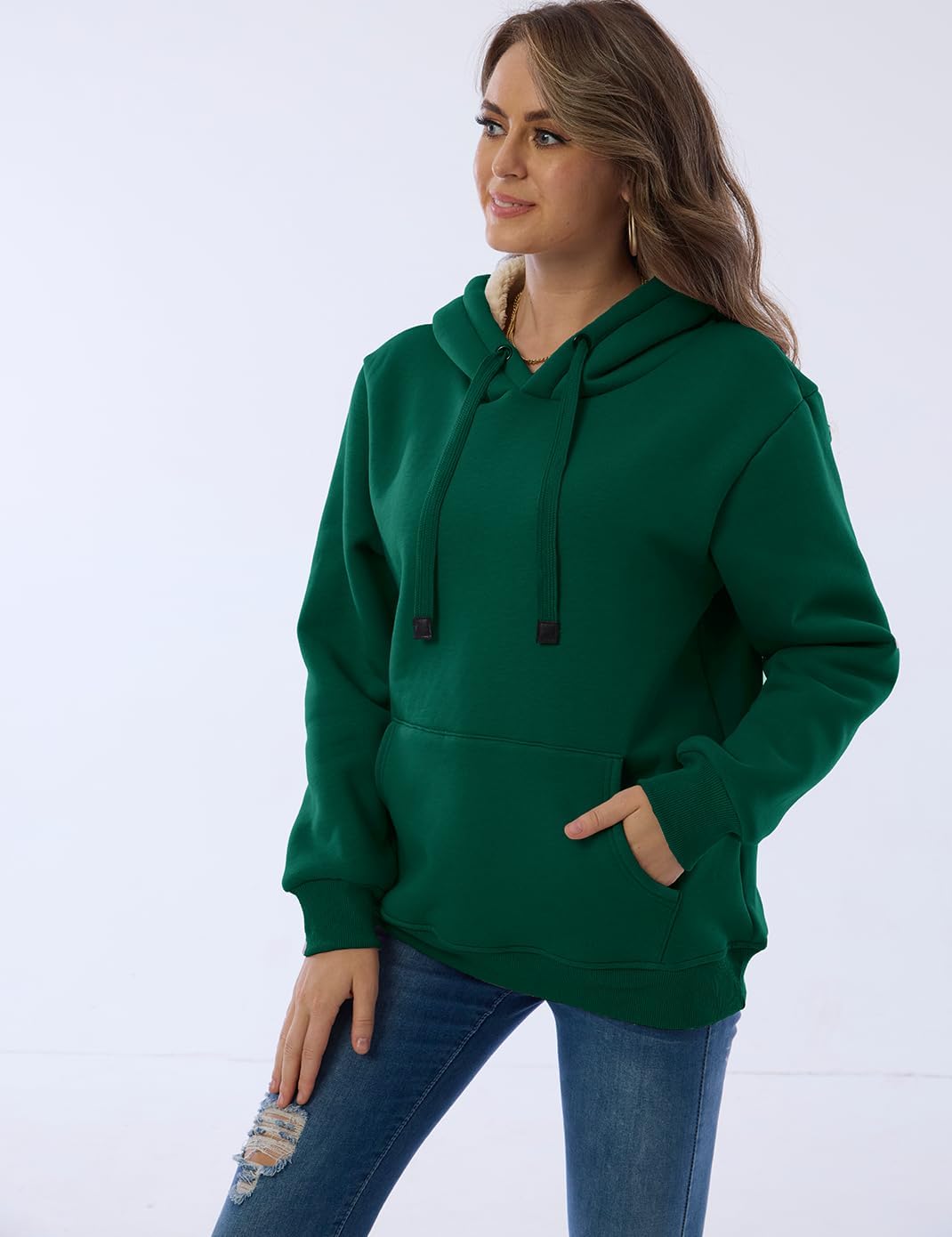 Stilla | Dame Fritid Fleece-foret Hoodie