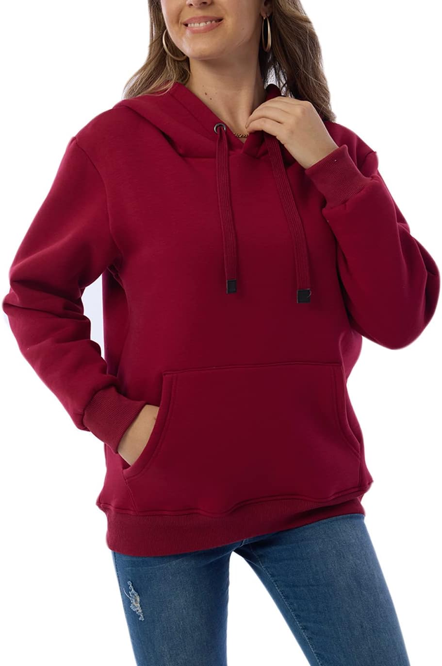 Stilla | Dame Fritid Fleece-foret Hoodie