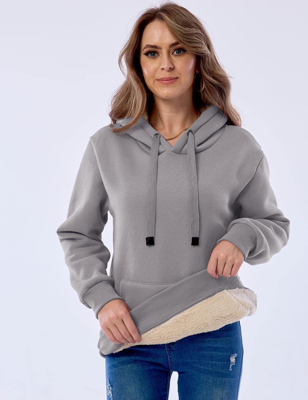 Stilla | Dame Fritid Fleece-foret Hoodie