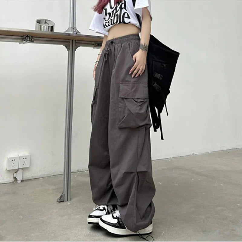Stilla | Kvinders Draw String Fashion Designer Cargo Bred Ben Bukser