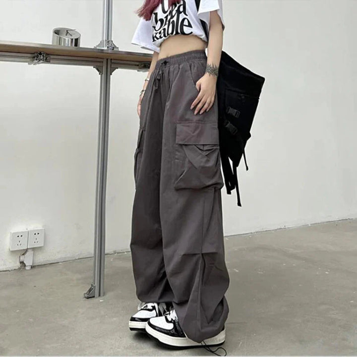 Stilla | Kvinders Draw String Fashion Designer Cargo Bred Ben Bukser