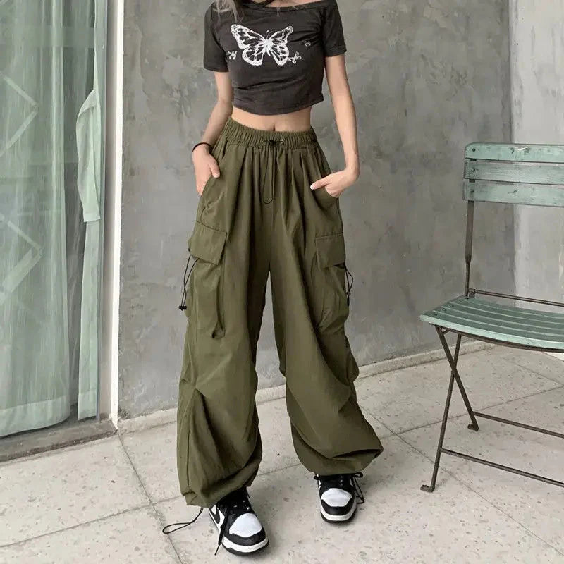 Stilla | Kvinders Draw String Fashion Designer Cargo Bred Ben Bukser