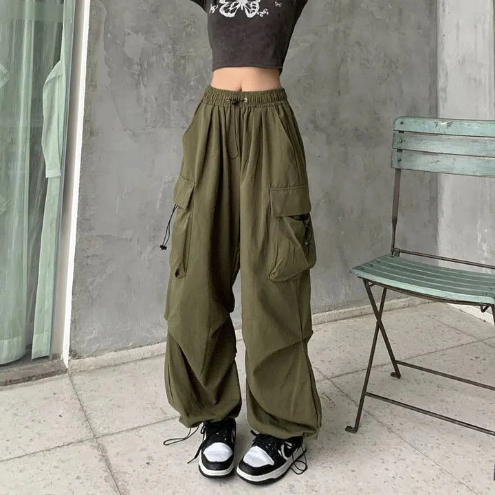 Stilla | Kvinders Draw String Fashion Designer Cargo Bred Ben Bukser
