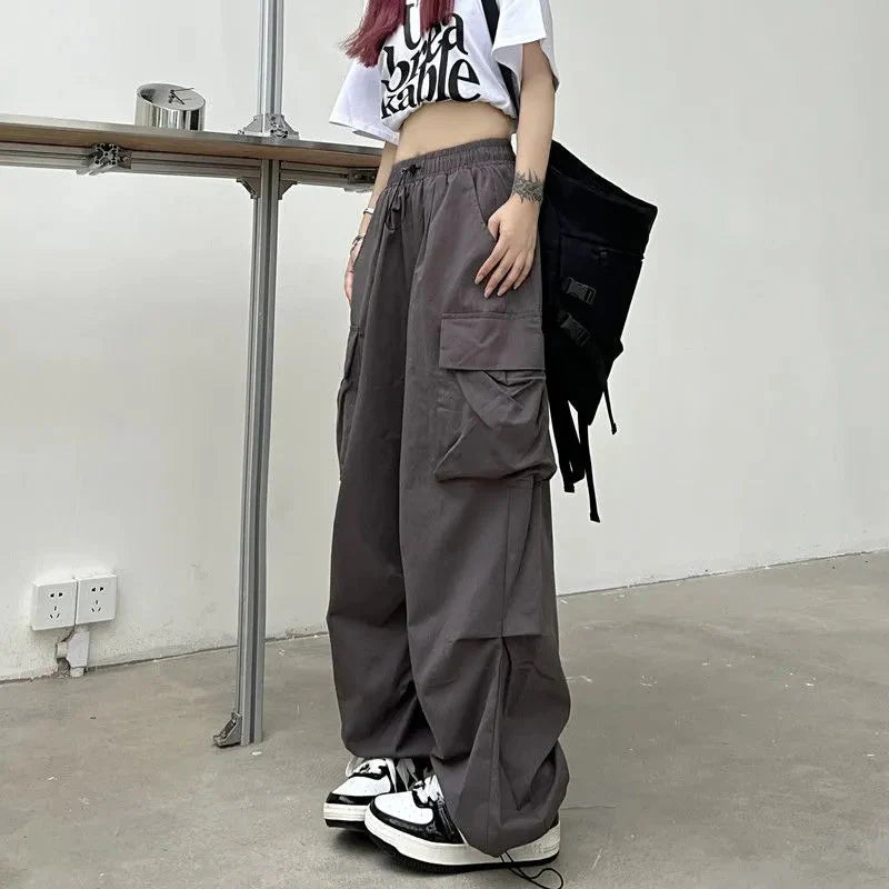 Stilla | Kvinders Draw String Fashion Designer Cargo Bred Ben Bukser