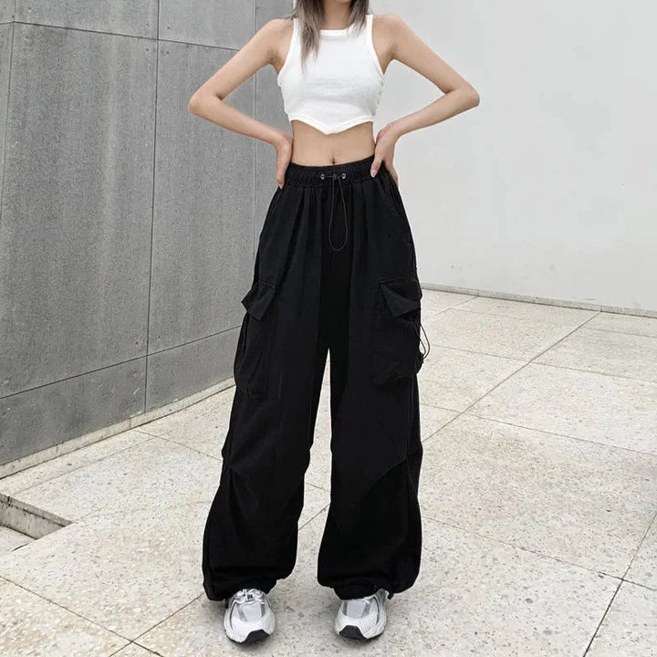 Stilla | Kvinders Draw String Fashion Designer Cargo Bred Ben Bukser
