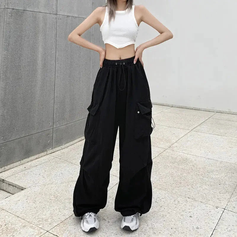 Stilla | Kvinders Draw String Fashion Designer Cargo Bred Ben Bukser