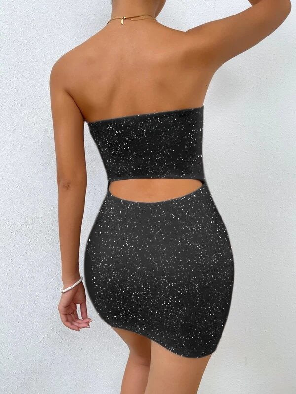 Stilla | Kvinder Kjoler Trykt Rør Top Bodycon Kjole