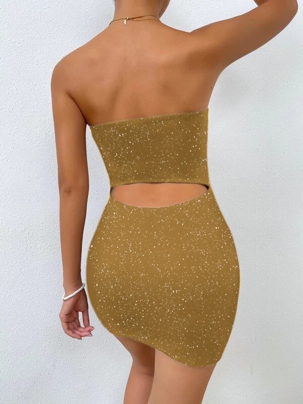 Stilla | Kvinder Kjoler Trykt Rør Top Bodycon Kjole