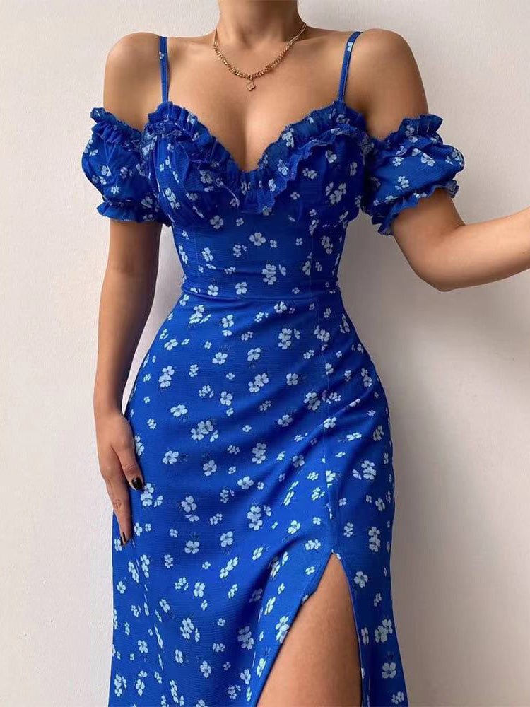 Stilla | Kvinders Kjoler Slynge Blomster Off Shoulder Slids Kjole